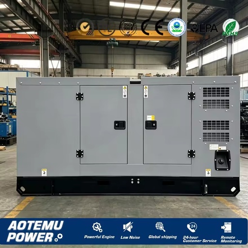 30kva 40kva 50kva Super Silent Auto Start for Engine Portable Diesel Generator Set for African Construction Sites