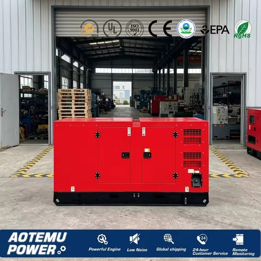 Custom 60kw 100kw 200kva 200KW 300 Kva 400kw 300kw 400kva 500kva Silent Diesel Generator Genset Electric Power ATS 50/60Hz