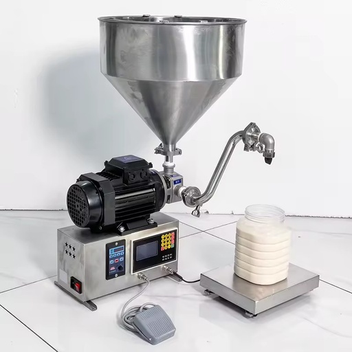 Small-Scale Sesame Paste & Honey Filling Machine Rotary Pump Filler for Pastes Sauces Granules and Meat Fillings
