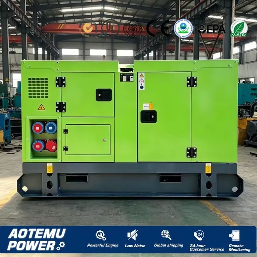 Diesel Generator 50kVA 100KVA 200KVA 60Hz 3Phase Silent Type Open Frame ATS Genset
