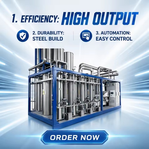 Low Energy N2O Gas Generation Plant 60KG H Custom Production Rate for Medical Industrial