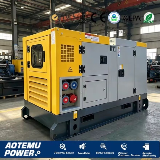 High Efficient Cooling 20kW 30KW 40KW 50KW 75KW 100KW 120KW 150KW 200kW Diesel Generator with Tropical Radiator for Hot Areas
