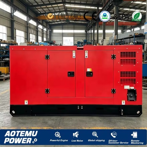 150KW 200KW 250KVA Soundproof Diesel Generator Set Low Noise Silent Type Genset for Commercial Building Standby Power