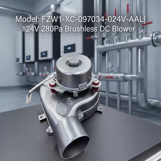 Brushless DC Blower Motor FZW1-XC-097034-024V-AAL 24V 2900RPM Low Noise Energy Saving for Gas Boiler OEM ODM Factory