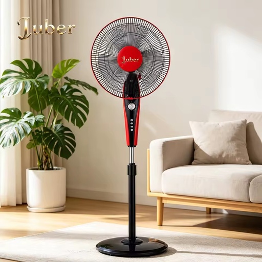 Electric Floor Fan Household Quiet Energy Saving Strong Wind Oscillating 16-Inch Blade 3-Speed Mechanical Timing Vertical Fan