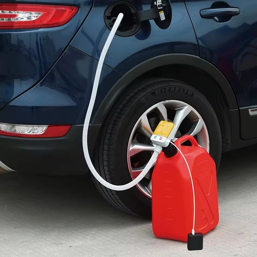 Portable Plastic Electric-Driven Fuel Transfer Pump Leak-Proof for Cars with 3.2 GPM Flow Rate 3V/5V 1 Year Warranty