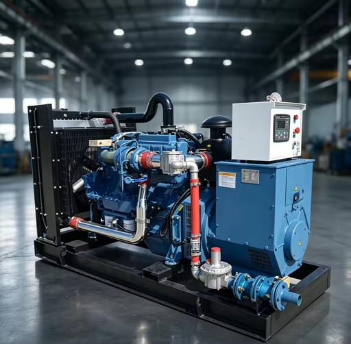 250kW Genuine Yuchai Open Frame Heavy-Duty Gas Genset Industrial Standby Gas Generator