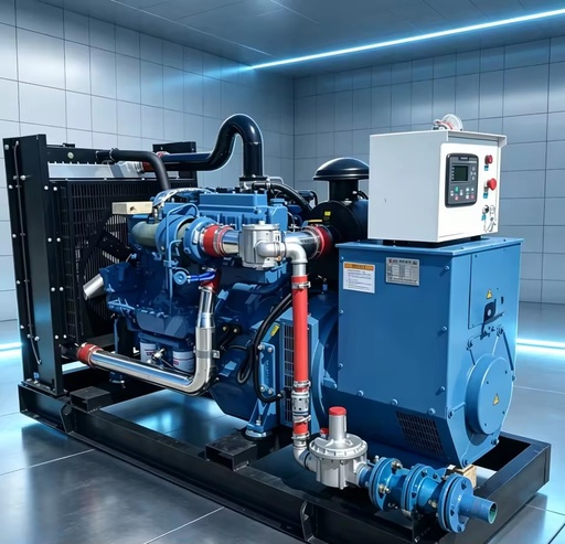 250kW Yuchai Heavy Duty Industrial Emergency Standby Power Genset Open Frame Gas Generator Set