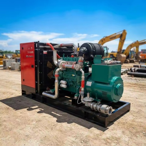 High Efficiency & Easy Operation Weichai WP12D260E30NG 200kW Gas Open Frame Gas Generator Set
