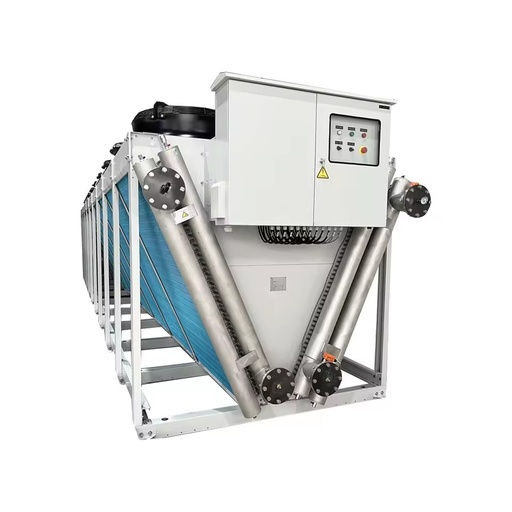 High Efficiency Energy Saving Eco-Friendly Sanyo Screw Compressor V-Type Air Cooled Dry Cooler Axial Fan Remote Monitoring
