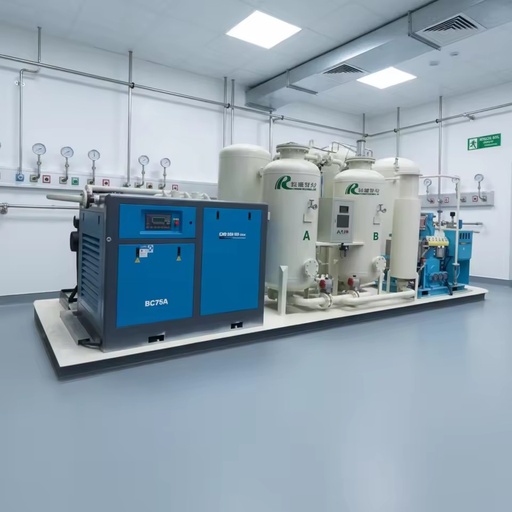 10M3/H PLC SIEMENS PSA Oxygen Generator Factory Gas Generation Equipment High-Purity Oxygen Cylinder Filling Station
