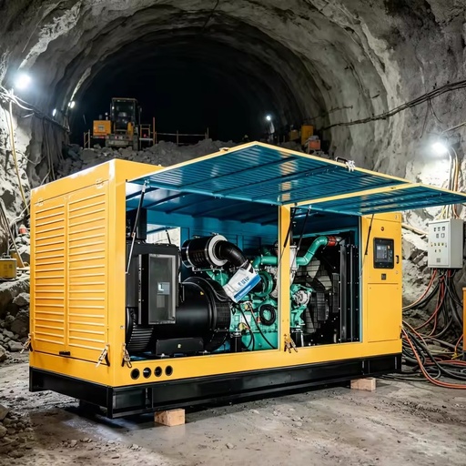 Low Price Industrial Diesel Generator Continuous Duty 415V 240V 50Hz Long Run Base Fuel Tank for Mining Projects