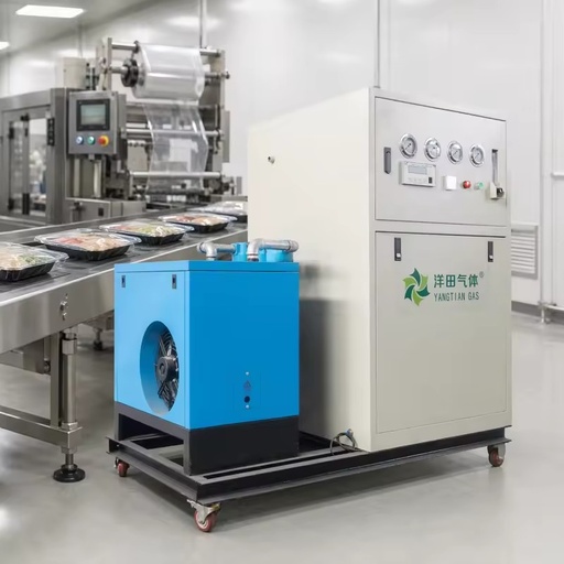 YANGTIAN PLC 380V 50Hz Nitrogen Generator PSA 95%-99.999% Purity Industrial N2 Plant Custom Voltage 220V 415V 440V