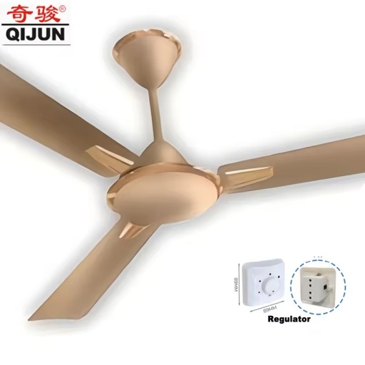 Gold Color Aura 56 Inch Energy Saving Modern Ceiling Fan New Type Industrial Air Cooling Fan