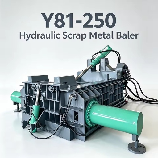 Energy Saving Automatic Y81 Stainless Steel Scrap Compactor Motor Wireless Remote Control High Productivity Recycling Plant