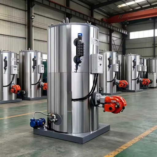 1000kg/h Diesel Fired Steam Generator 700kw Vertical Industrial Steam Boiler for Chemical Processing and Sterilization