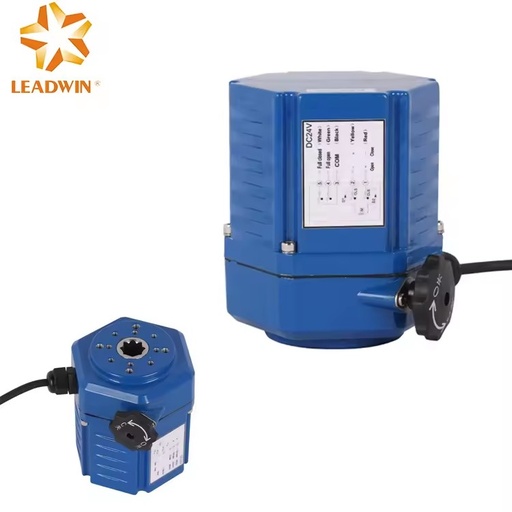 Aluminum Alloy Housing DC24V 24NM Electric Actuator for HVAC Air Handling Unit Damper Control
