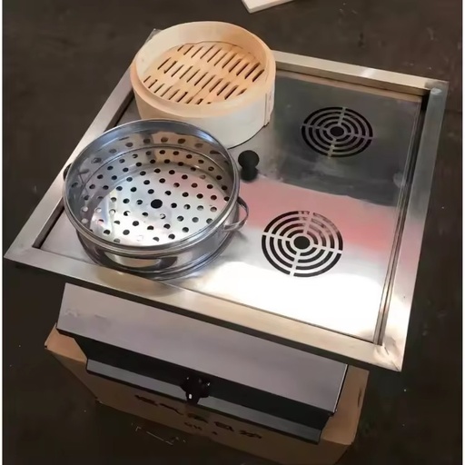 Versatile Commercial Gas Bun Steamer Food Grade Stainless Steel Energy Saving Easy Cleaning Fits Cafs Snack Bars Canteens