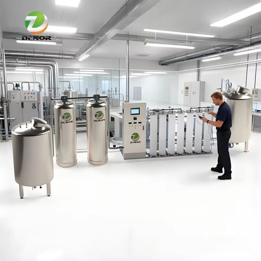 500LPH Automatic Reverse Osmosis System Water Purification Machine for Drinking Water Treatment Core Included-Tank