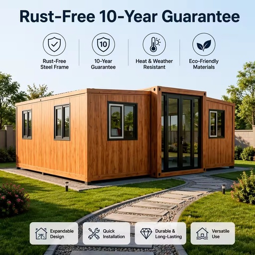 Furniture Sourcing Energy Saving AC Optimized 20ft Prefabricated Tiny Home High Insulation PU Panels for Extreme Heat Housing