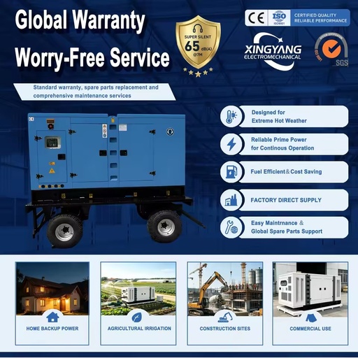 Generator Factory Custom 150KVA 200KVA 250KVA 300KVA 350KVA 400KVA 500KVA diesel Generator Power Engine Backup Genset Trailer
