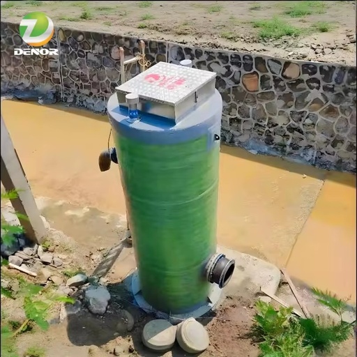 FRP Embedded Integrated Prefabricated Pump Station - Professional Rainwater/Sewage Lifting and Discharge Solution