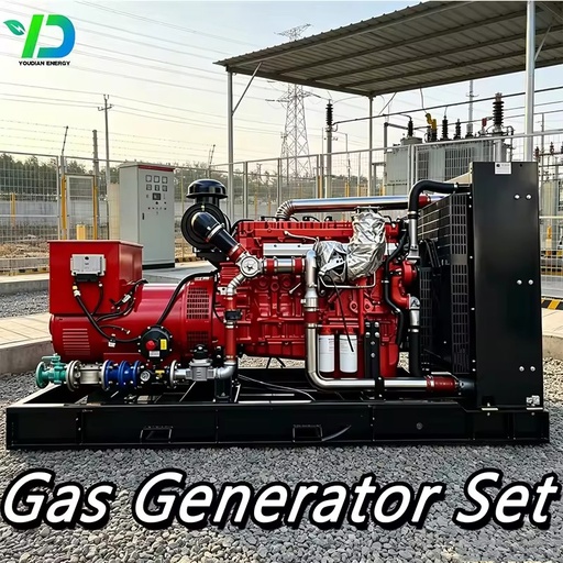 Natural Gas Silent Generator Set Custom 500kw 625kva for Power Plant with Water Cooled Generator for Factory Price