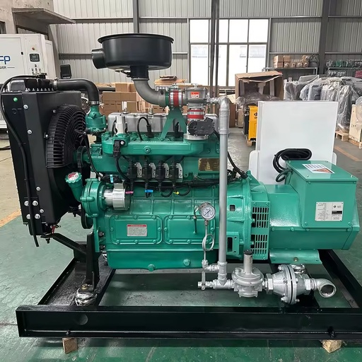 Gas Generator Set 100kw with Low Emissions. Can Be Equipped with SYNC CHP.
