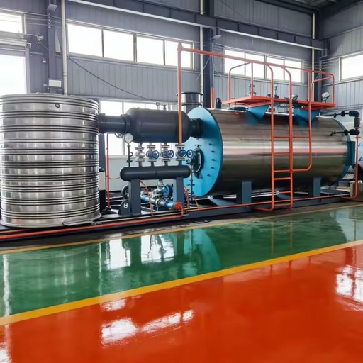 WNS 5 Ton Low Pressure Automatic Low NOx Gas Fired Steam Boiler 3.5MW Horizontal Industrial Generator for Dairy Production
