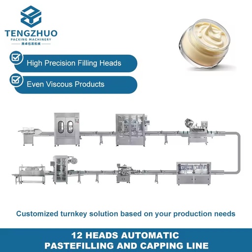 Energy Saving Smart Combined Filler Fully Automatic Paste Filling Capping Labeling Machine for Daily Chemical Industry