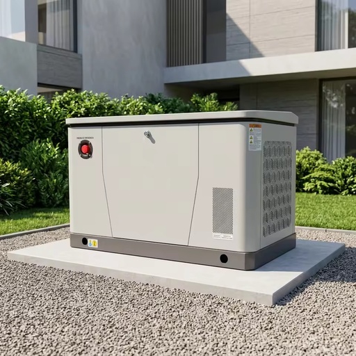 12kW Residential Gas Generator Dual Fuel NG LPG Power Backup Auto Start Quick Installation Frame System