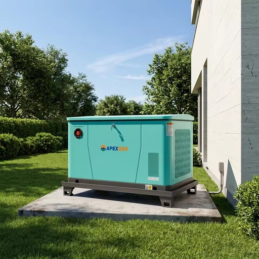 12kW Home Gas Standby Generator Dual Fuel NG LPG Automatic Backup Easy Installation Multi Location Design