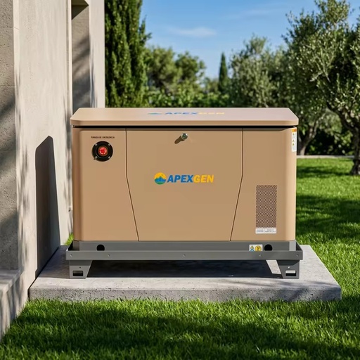 12kW Residential Gas Backup Generator Natural Gas LPG Dual Fuel Automatic Start Multi Scene Installation Base