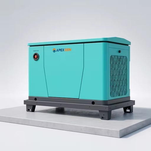 8kW Residential Gas Backup Generator Dual Fuel NG LPG Auto Start Easy Install Multi-Scene Installation Design