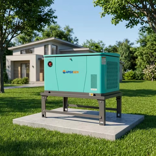 12kW Residential Backup Gas Generator NG LPG Dual Fuel Auto Start Optional 3-in-1 Shipping Mounting Support