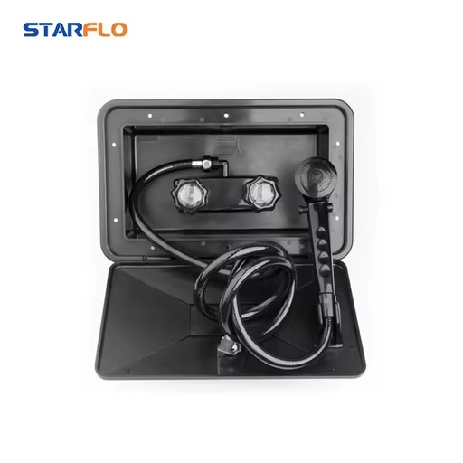Motorhome Accessories Black White Marine Rv External Shower With Lock