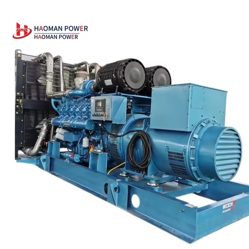 Diesel Generator Set High Power Gas Engine 1000Kw 1250Kw 1200Kw 1500Kva 1500kW 1875kVA a 3 Phase Synchronous Alternator