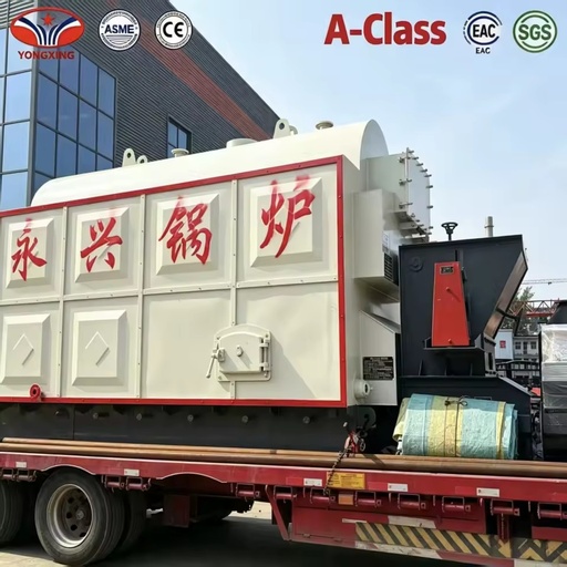 Eco Friendly Low Pollution DZL Horizontal Boiler Multi Agricultural Waste Industrial Steam Generator