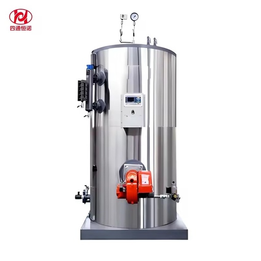 Industrial Low Pressure Natural Gas Fired Steam Generator 2000kg/H Automatic Vertical Design