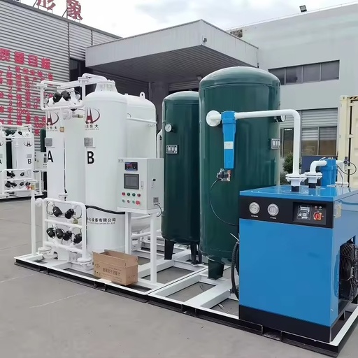 PSA Oxygen Generator Constant Purity Adjustable Flow CE ISO13485 Ozone Equipment Compact Design Online Gas Monitoring