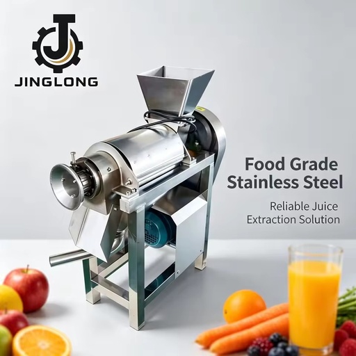 Energy Saving Screw Type Juice Press with High Extraction Rate for Beverage Factory for Food Processing