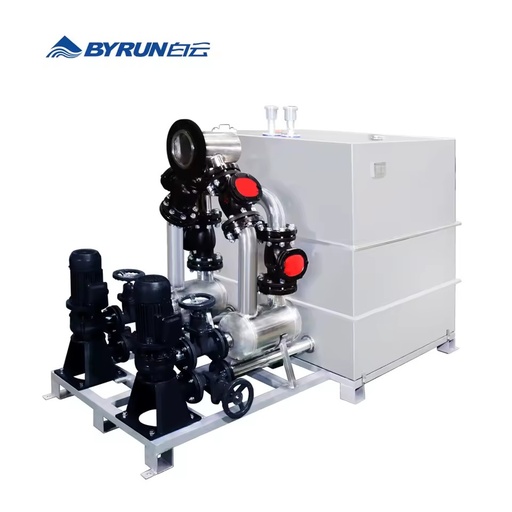 BYRUN 10m3/h 17m 2kW Oil Separation Sewage Lifting Equipment with Built-in Pumps 380V 1 Year Warranty BWT10-1.5-ZN2