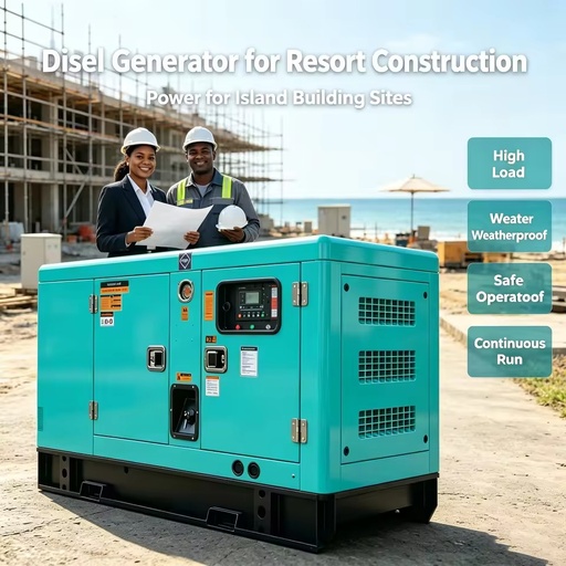 YUNNEI 35KVA Super Silent Diesel Generator Set 30KW 3 Phase Canopy Unit Single Island Resort Construction Site Continuous Power