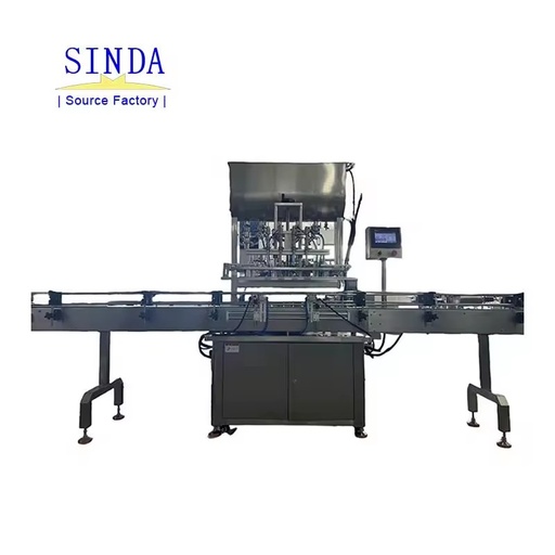 2 Nozzles 4 Head Liquid Minerals Pure Drinking Water Bottles Filling Machine Juice Beverage Oil Bottling and Packing Machine