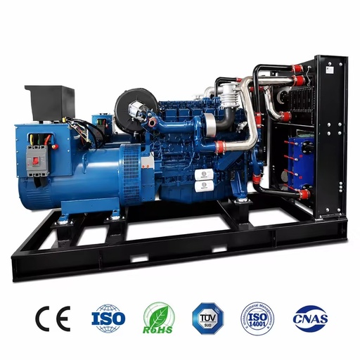 Long Service Life Low Maintenance Large Power Open Frame Natural Gas Generator Set for Mining Plant Hotel Emergency Supply