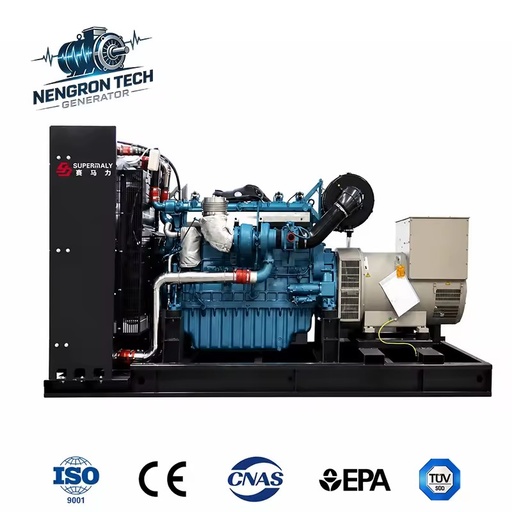 Automatic Parallel Operation High Efficiency Durable Low Maintenance Open Frame Natural Gas Generator Set