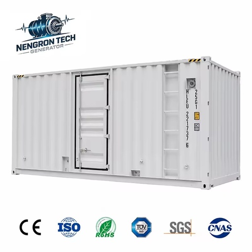 500kW 800kW 1000kW Container Type Gas Generator Set High Heat Dissipation for High Temperature Working Conditions