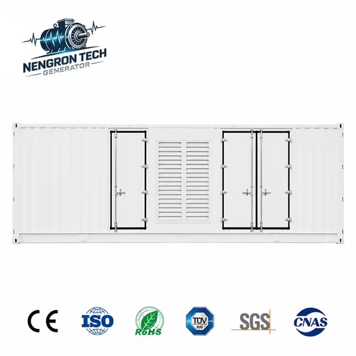Container Gas Genset Multi-power 500kW 1000kW Anti-corrosion Structure ISO Certified Generator Set for Sale
