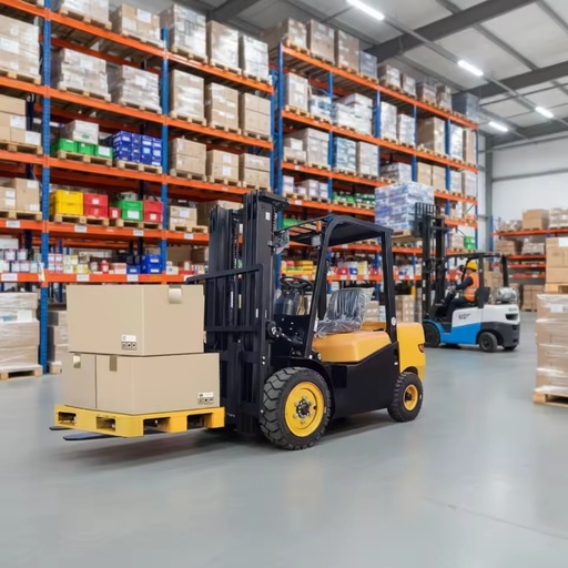 HZHI CPD Electric Forklift Lithium-Ion Battery Solid Tires 35% Energy Saving 20dB Noise Reduction for Night Operations