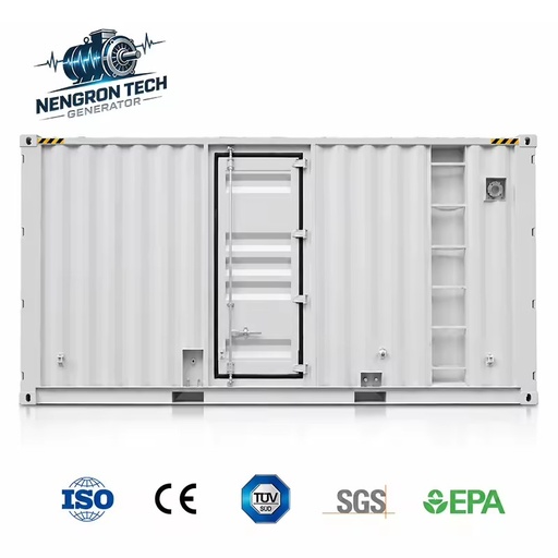 Container Type Gas Generator Set Chongqing Cummins Engine Integrated Container Structure Easy Hoisting and Transport for Sale